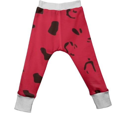 Kids amazing pants Wild africa red