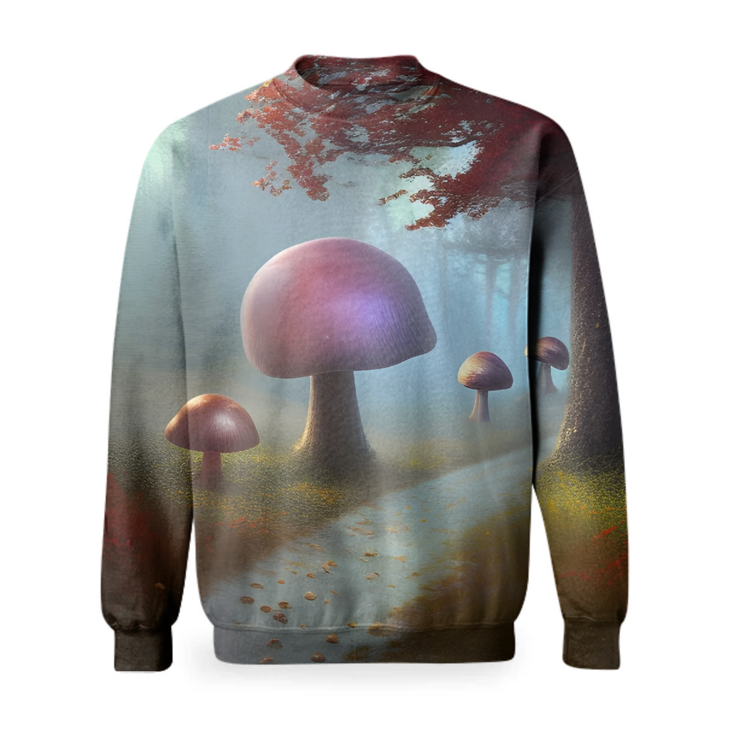 Enchanted Mushrooms Basic Sweatshirt