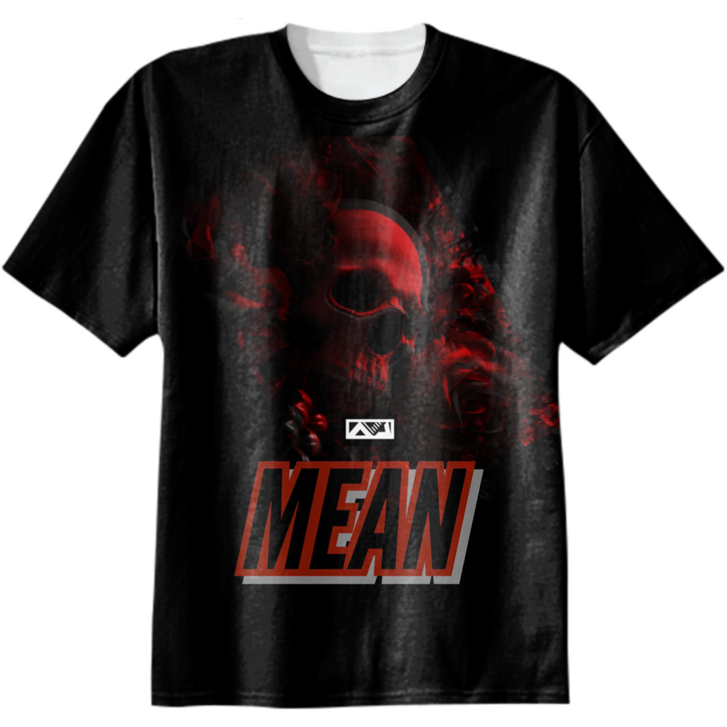 Mean skull roses Tee
