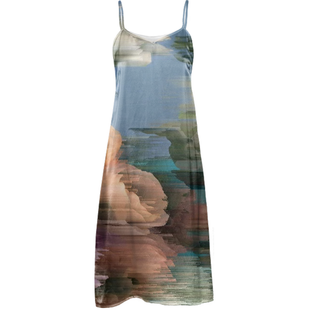 Silk Dress Blue