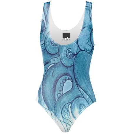 Squid Girl One Piece Bathing Suit