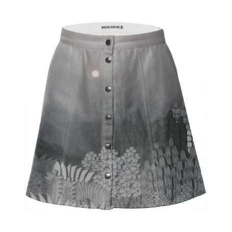 Gloom and Bloom Mini Skirt