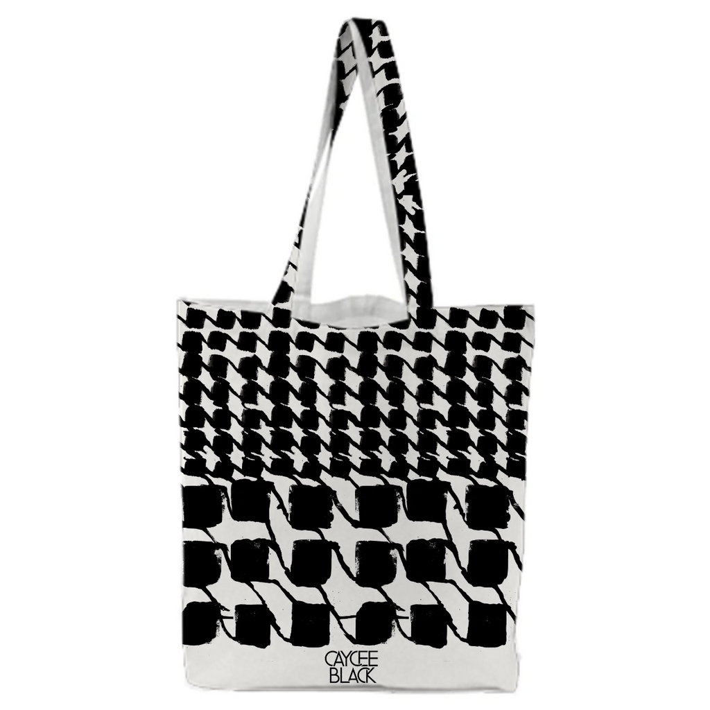 b&w houndstooth