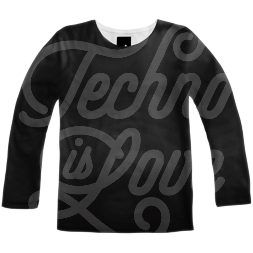 Techno is Love long-sleeve-shirt