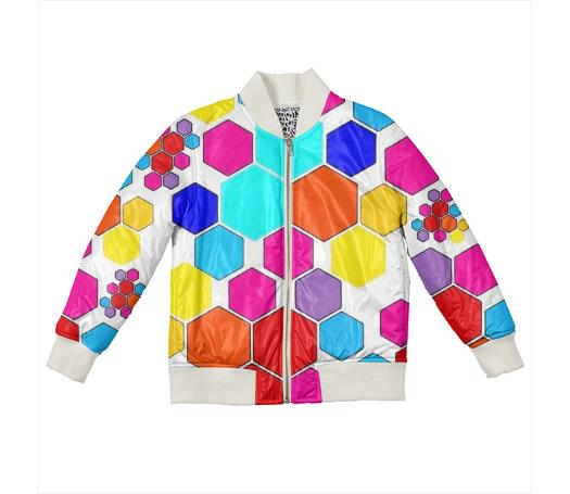 KIDS BOMBER JACKET COLORFUL Design