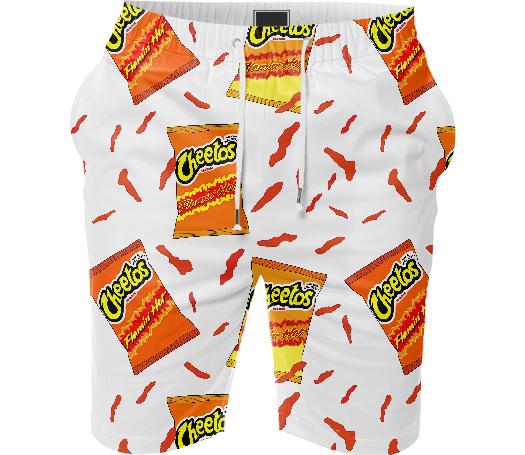pattern cheetos shorts