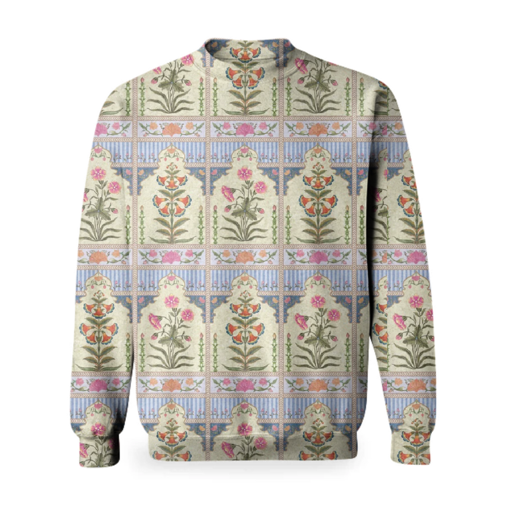 Mughal Tiles Printed Sweatshirt