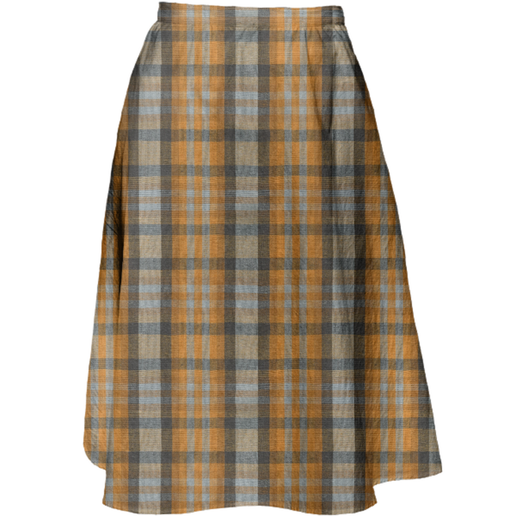 Princeton 1986 Plaid Midi Skirt