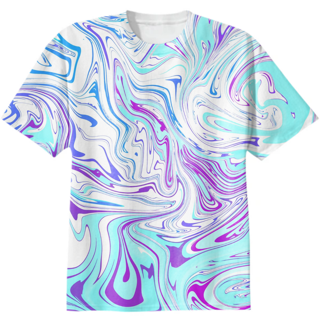 T-shirt en coton Abstrait Colors