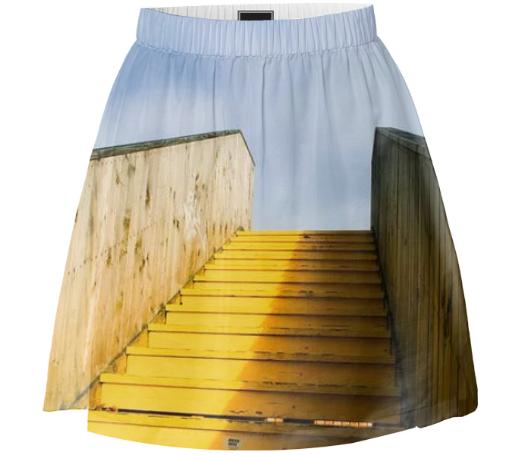 Yellow Steps Summer Skirt