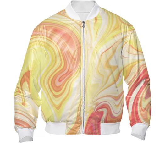Marble Bomber Jacket BOM0016