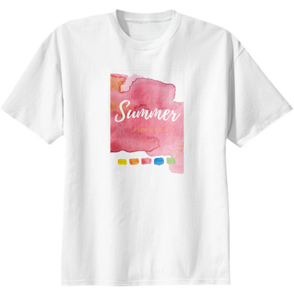 Bright design "Summer I love you"