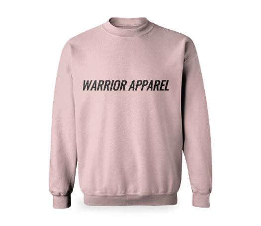 The WARRIOR APPAREL crewneck
