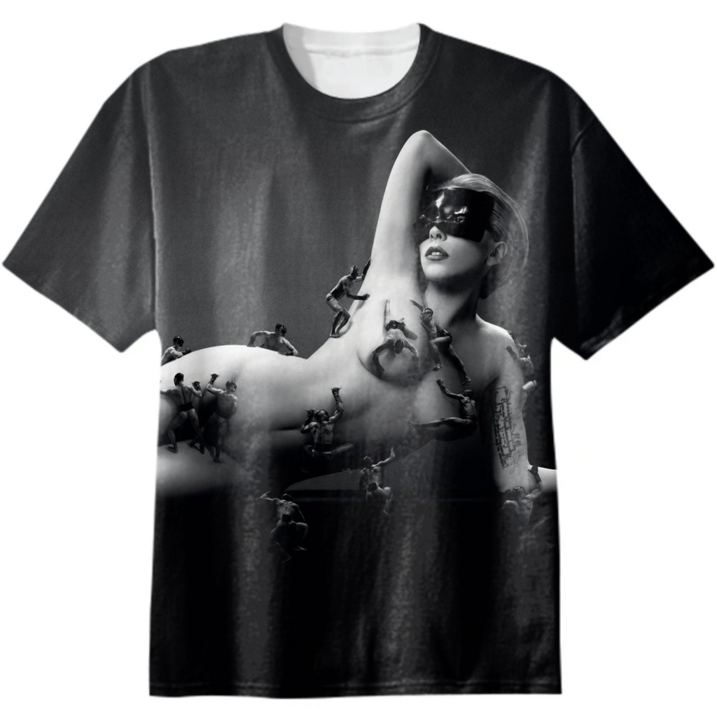 Lady gaga fame all over print