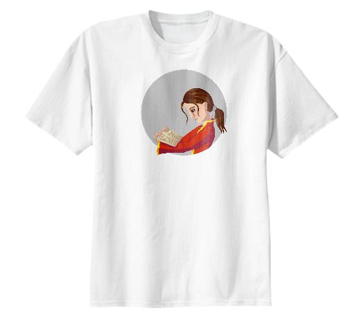 T shirt Bob Lennon lisant