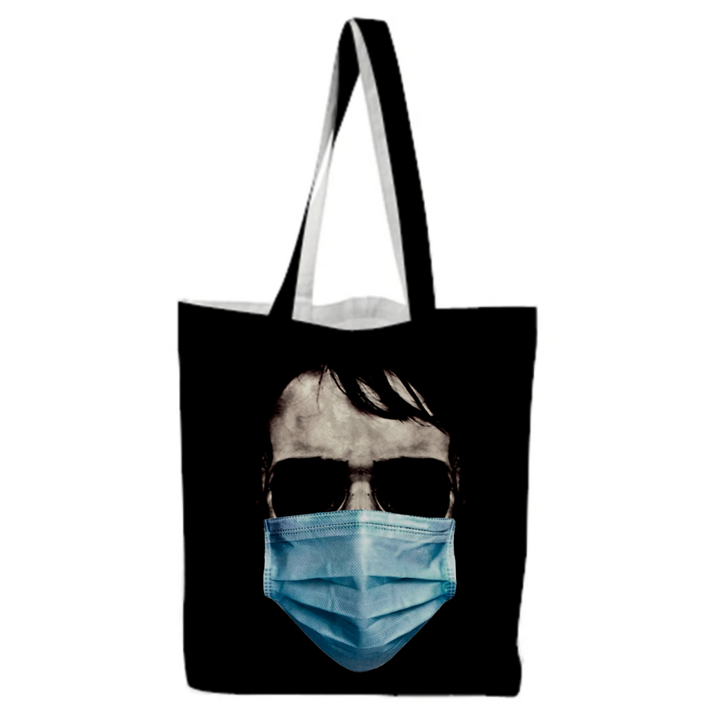 Skull with Mask Face Scary Poster