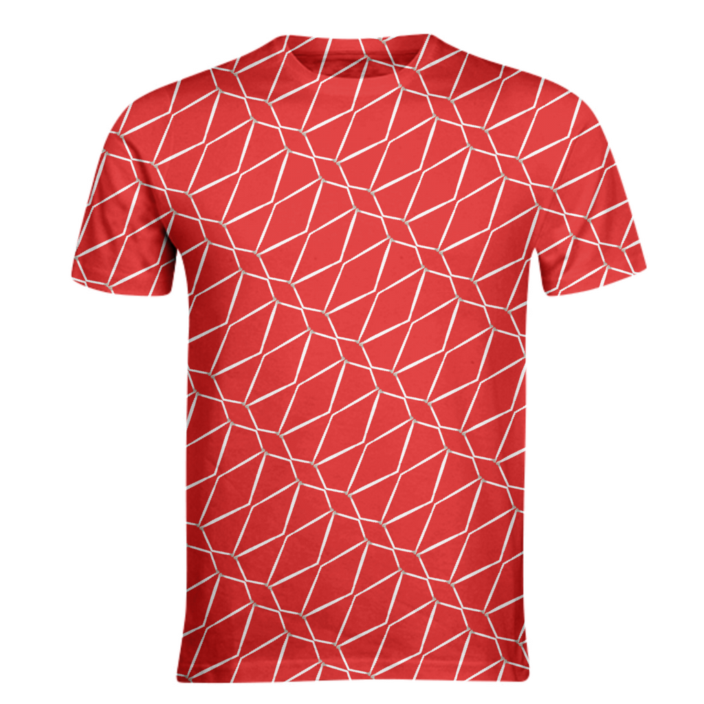 Red white Geometric