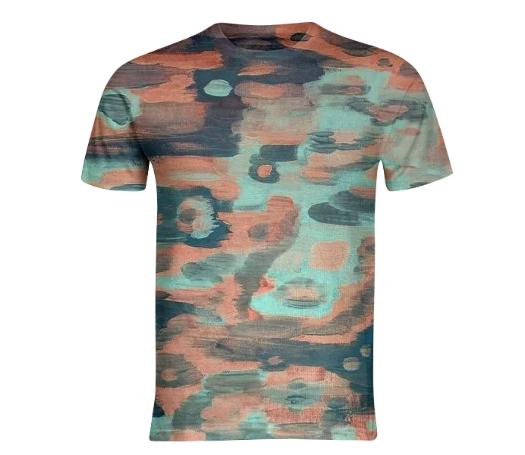 Sea Foam Basic T Shirt by Amanda Laurel Atkins