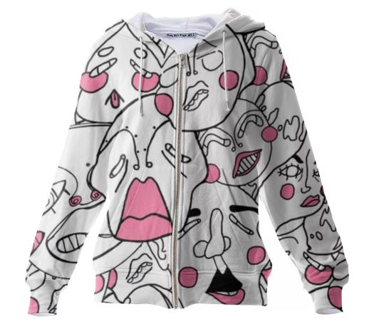 Headasses on a hoodie woah