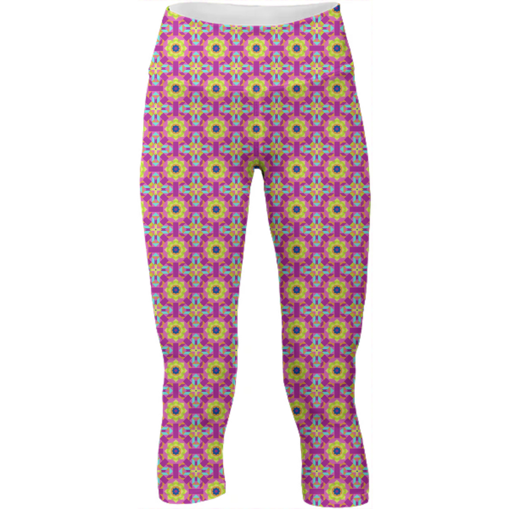 Neon Pattern Yoga Pants #4