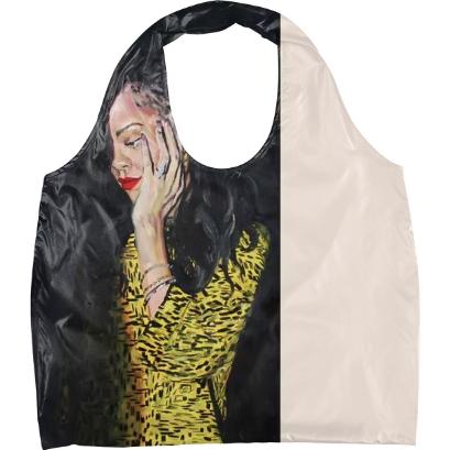 PATTERN IN SHADOW NUDE ECO TOTE