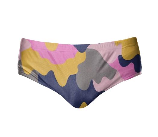 Melting Camo Pop Swim