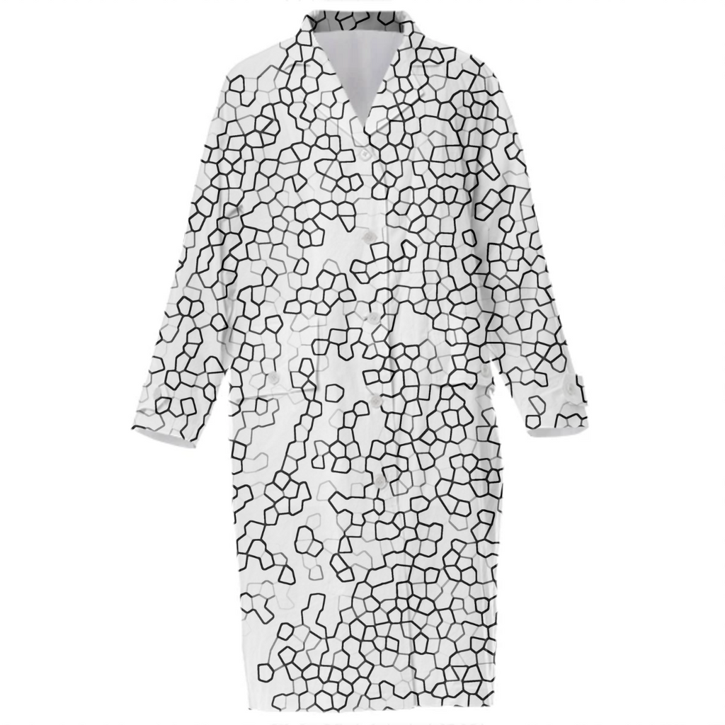 Black and White Geometric Print