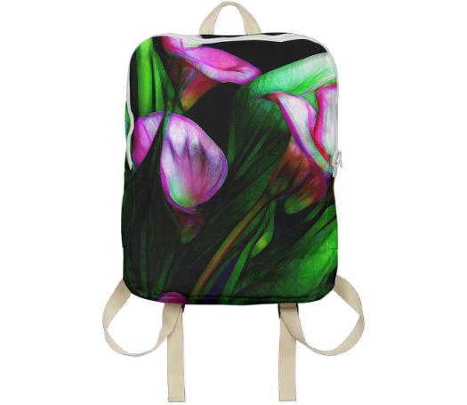 Small Pink Calla Lillies Backpack