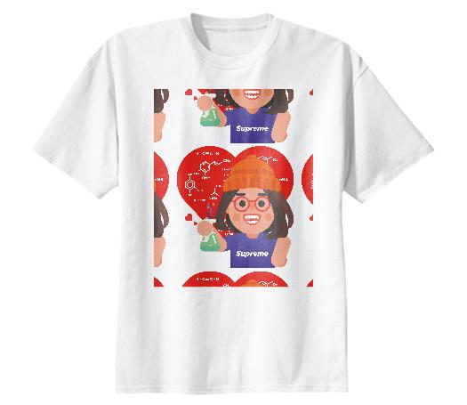 Placed Cotton T shirt