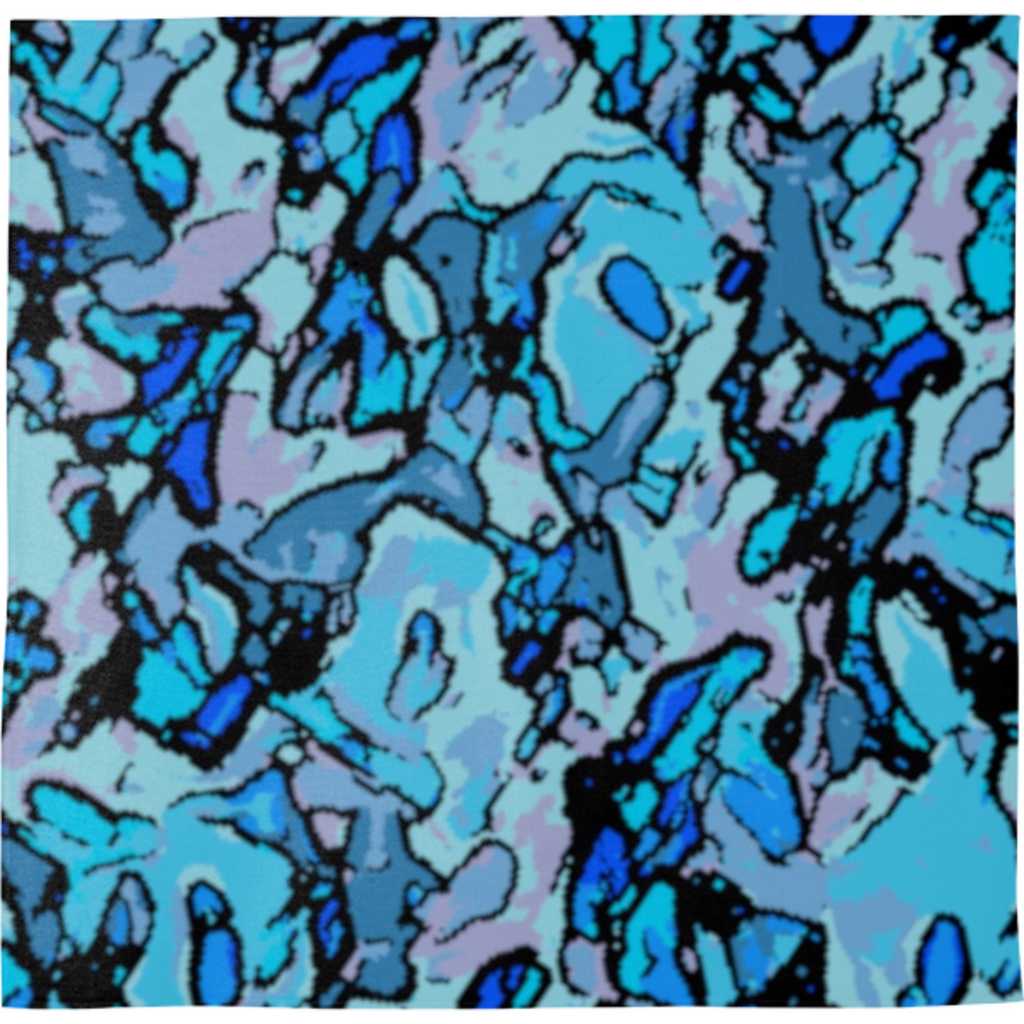 blue and black
