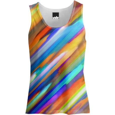 Colorful digital art splashing G391 TANK TOP WOMEN