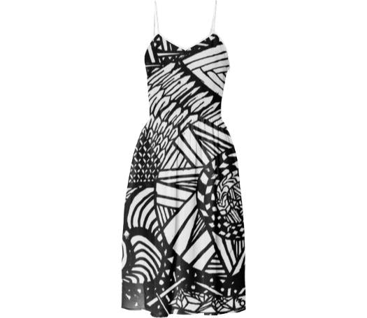 Zentangle dress