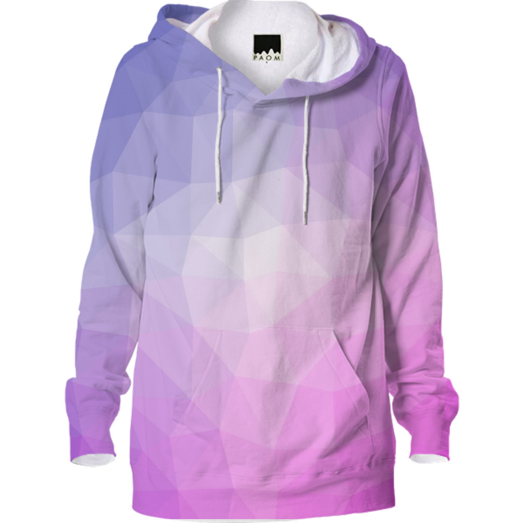 Pink blue triangular geometric