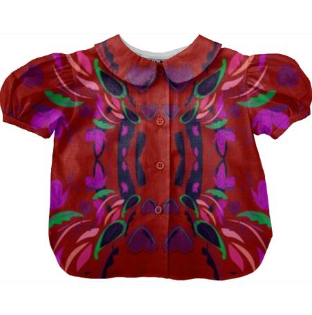 Luxury Designers KIDS Blouse Red