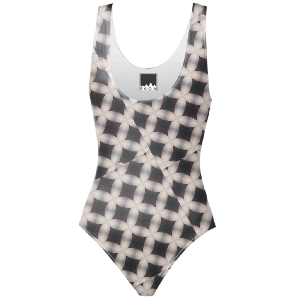 black and white one piece swimsuit by HY Design Solutions