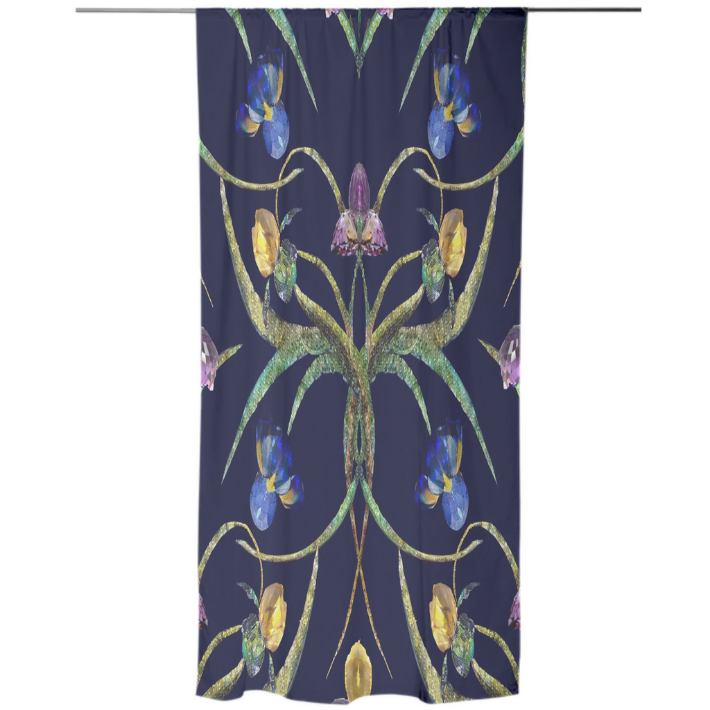 irises, precious petals, flowers symmetry, blueberry background, stones