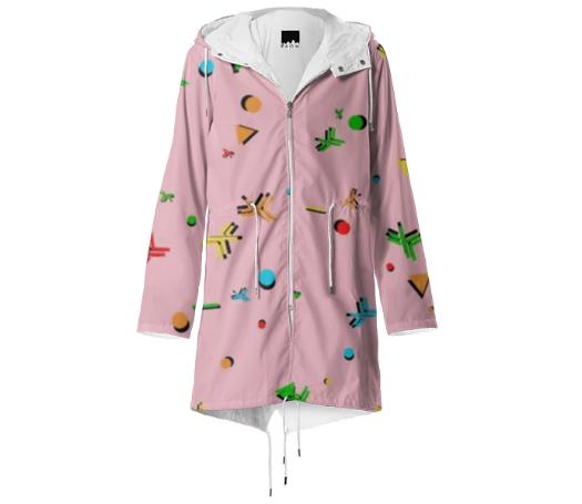 RetroHaskell Pink Carnaval Raincoat