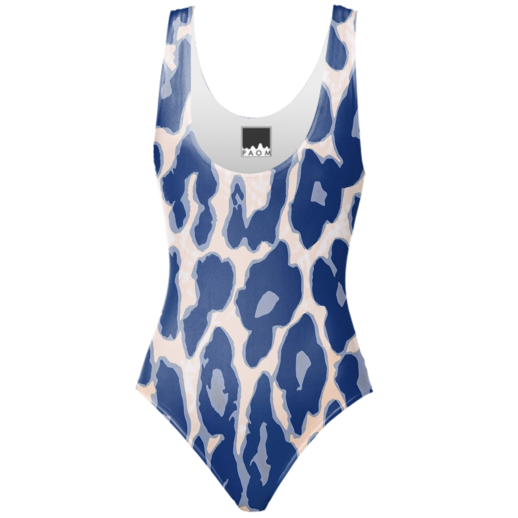 Blue Animal Print Juul Bathing Suit