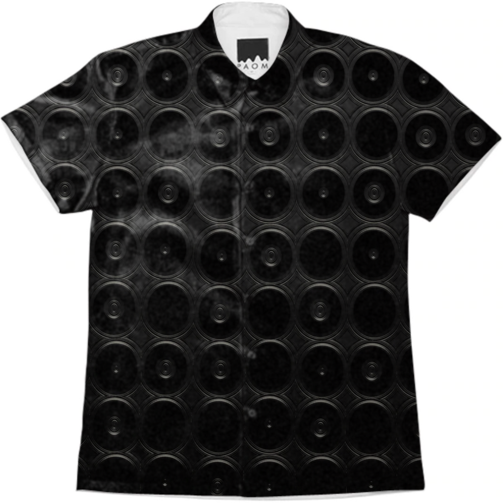 Black leather circles