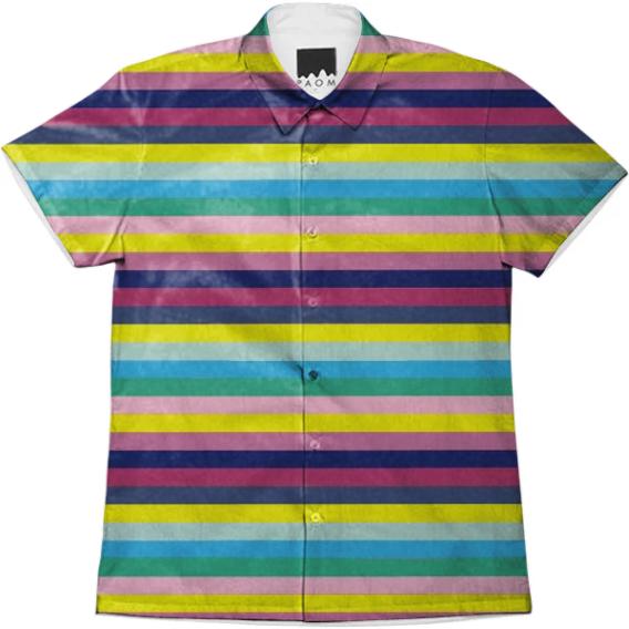 808s Striped Button Up