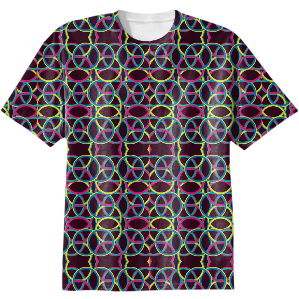 Colorful Geometric Circular Pattern