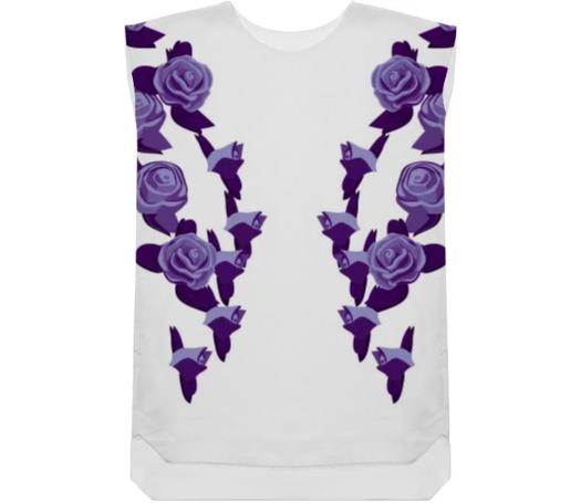 Lavender Rose Shift Dress