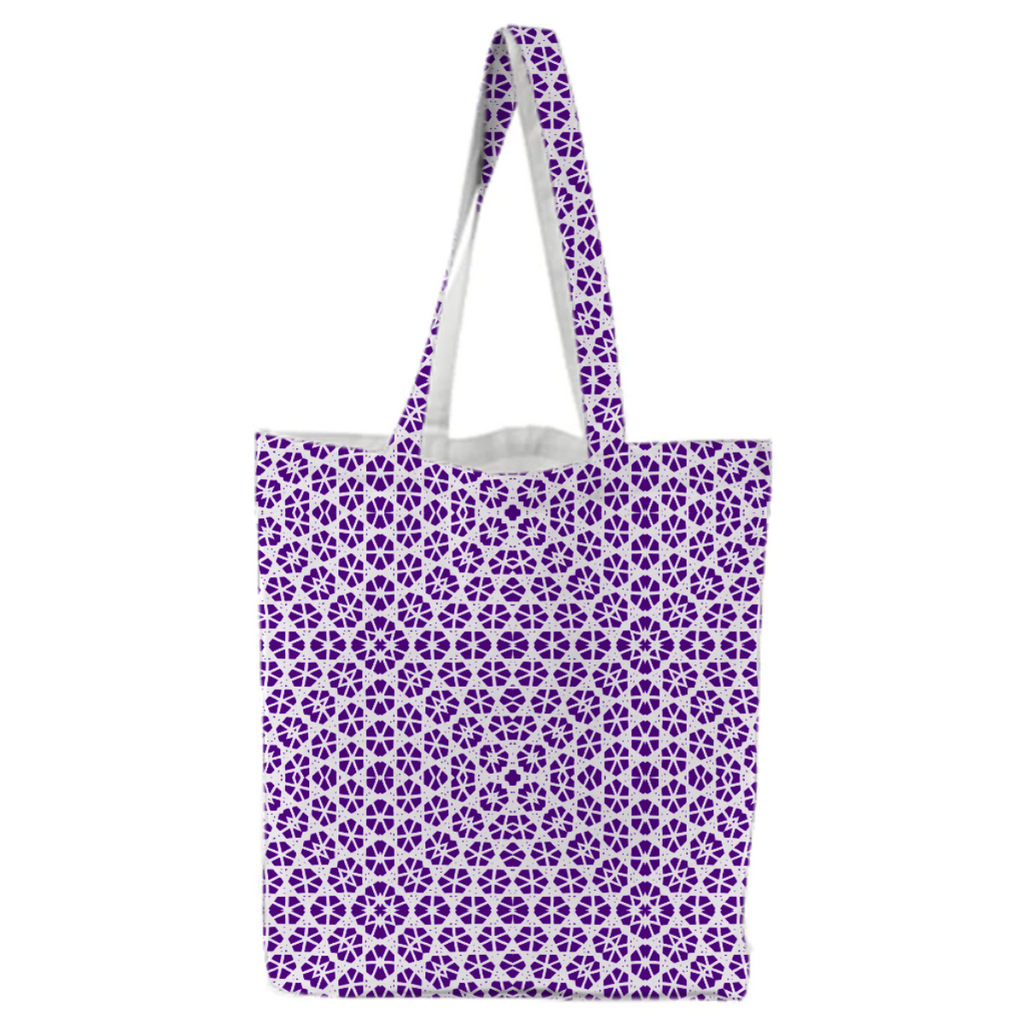 Purple White Geometric