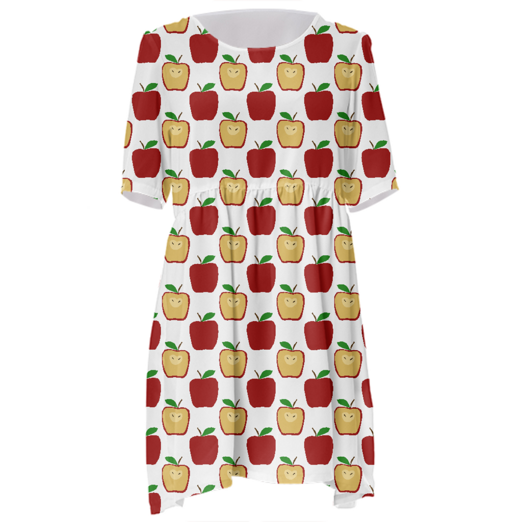 Apple Polkadots Babydoll Dress
