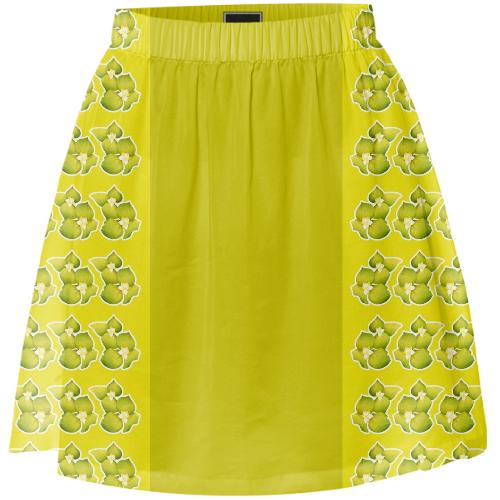 Floral Golden Summer Skirt