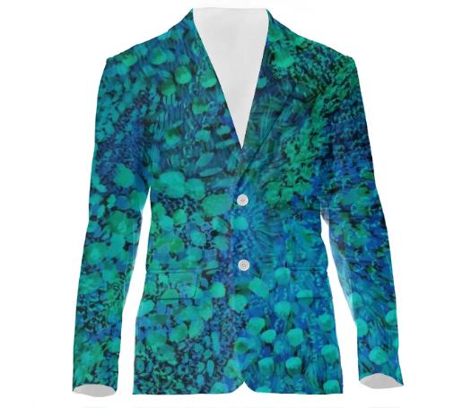 Peacock Suit Jacket by Amanda Laurel Atkins