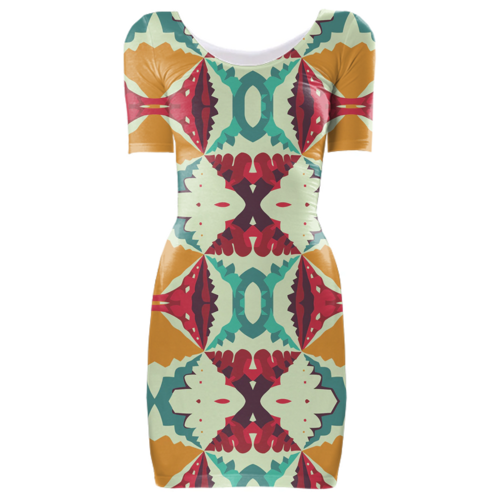 Patternova Geo Pop all over print dress