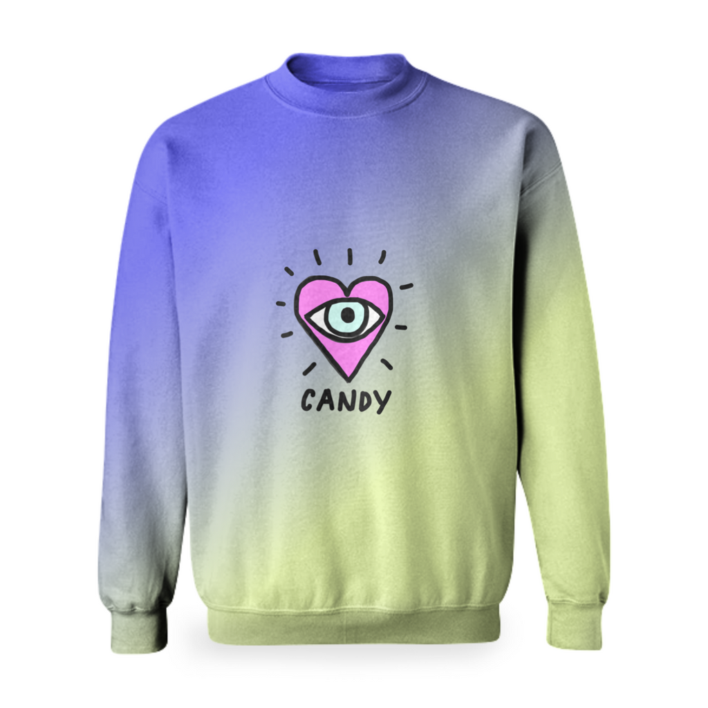 Lime purple eye candy sweats