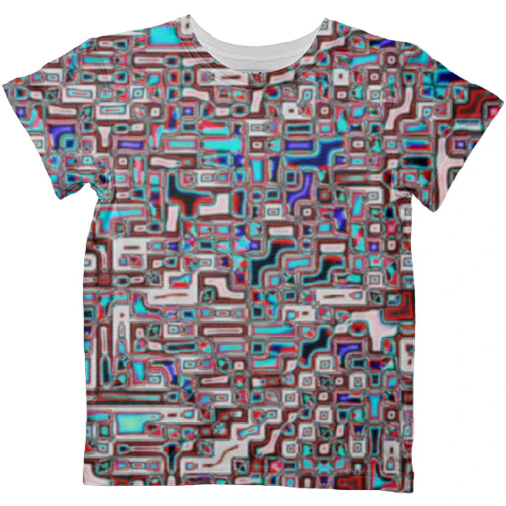 squared red blue