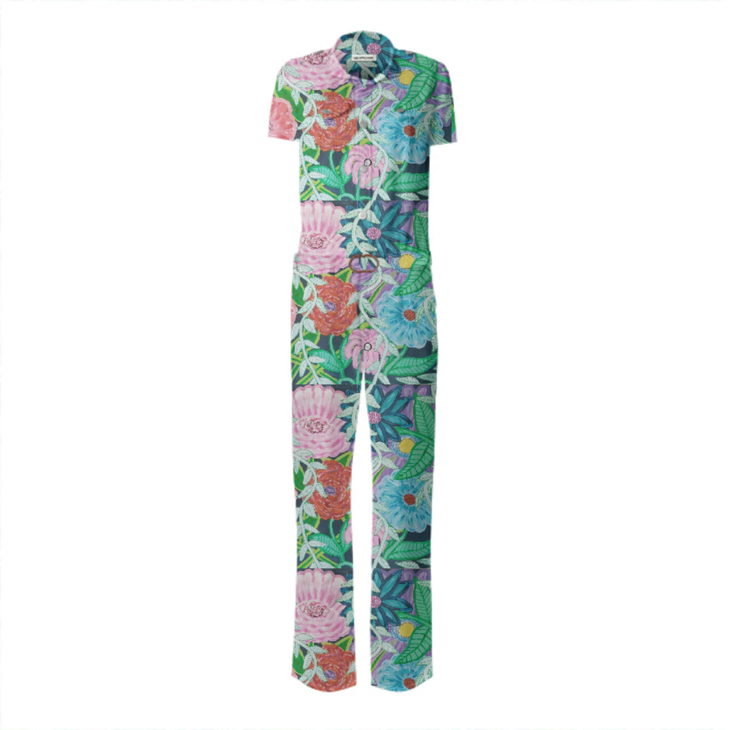 Flowers on the field jumpsuit